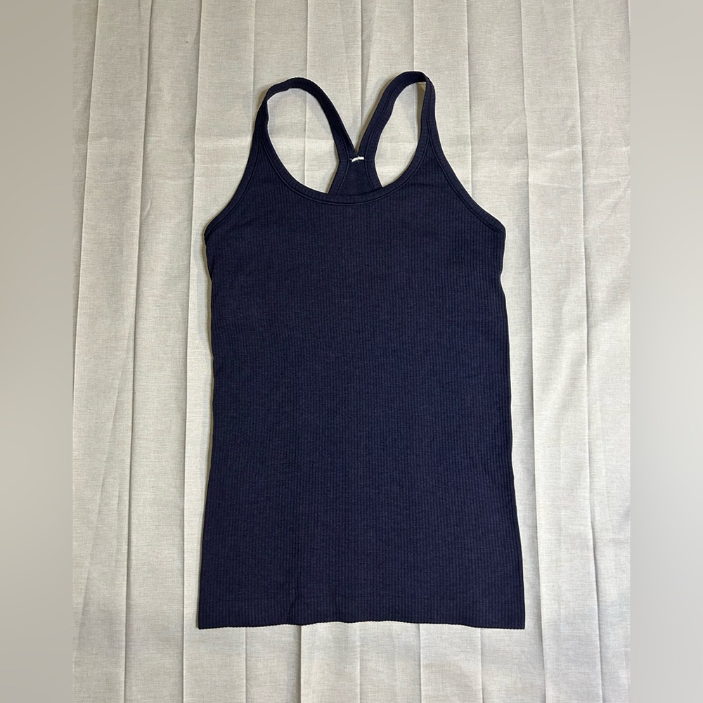 lululemon athletica navy Ribbed Tank Top - Picture 4 of 8